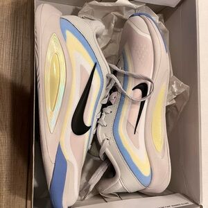 Nike A’ ONE White Athletic Sneakers 4.5Youth 6Womens New with Original Box